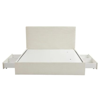 Modern Platform Bed Frame with 4 Storage Drawers